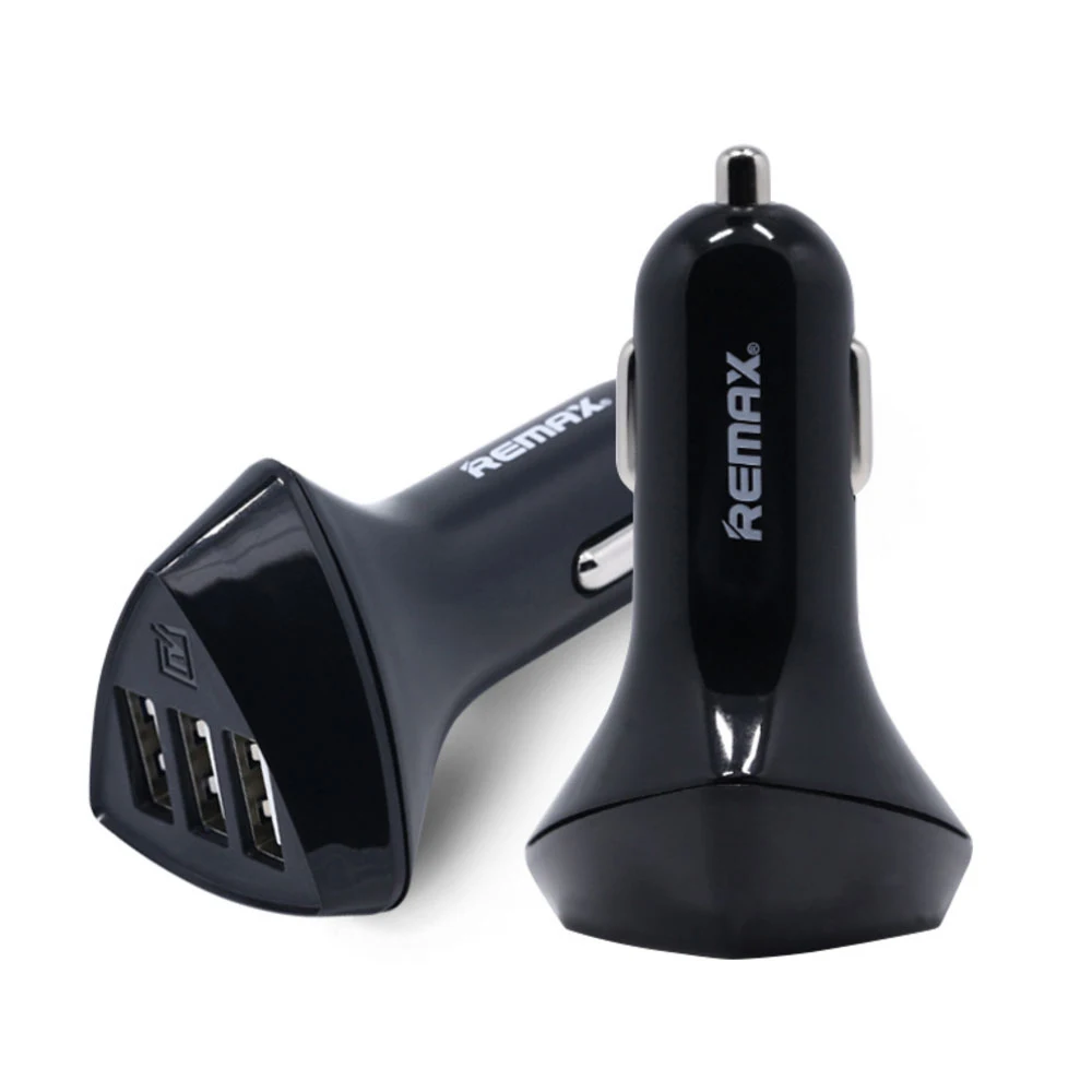 Автомобильное зарядное устройство remax Alien RCC304 3 USB для samsung S10 S9 S8 Plus Xiaomi redmi 6 6A huawei p30 p20 pro Быстрая зарядка 3.4A зарядное устройство