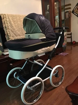 Coolbaby Европейский королевский детская коляска двухсторонняя противоударное с высоким обзором коляска четырехколесная тележка