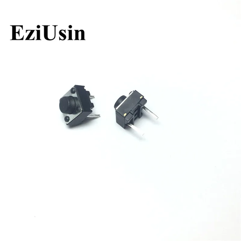 EziUsin 6*6*5 Микро Переключатель Interrupteur 2 Pin в средней детской ламсветильник мини