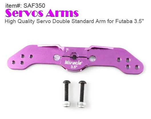 

Miracle 3.5"/3.5in Standard Full Servo Arm/Double Servo Arm for 25T Futaba Servo