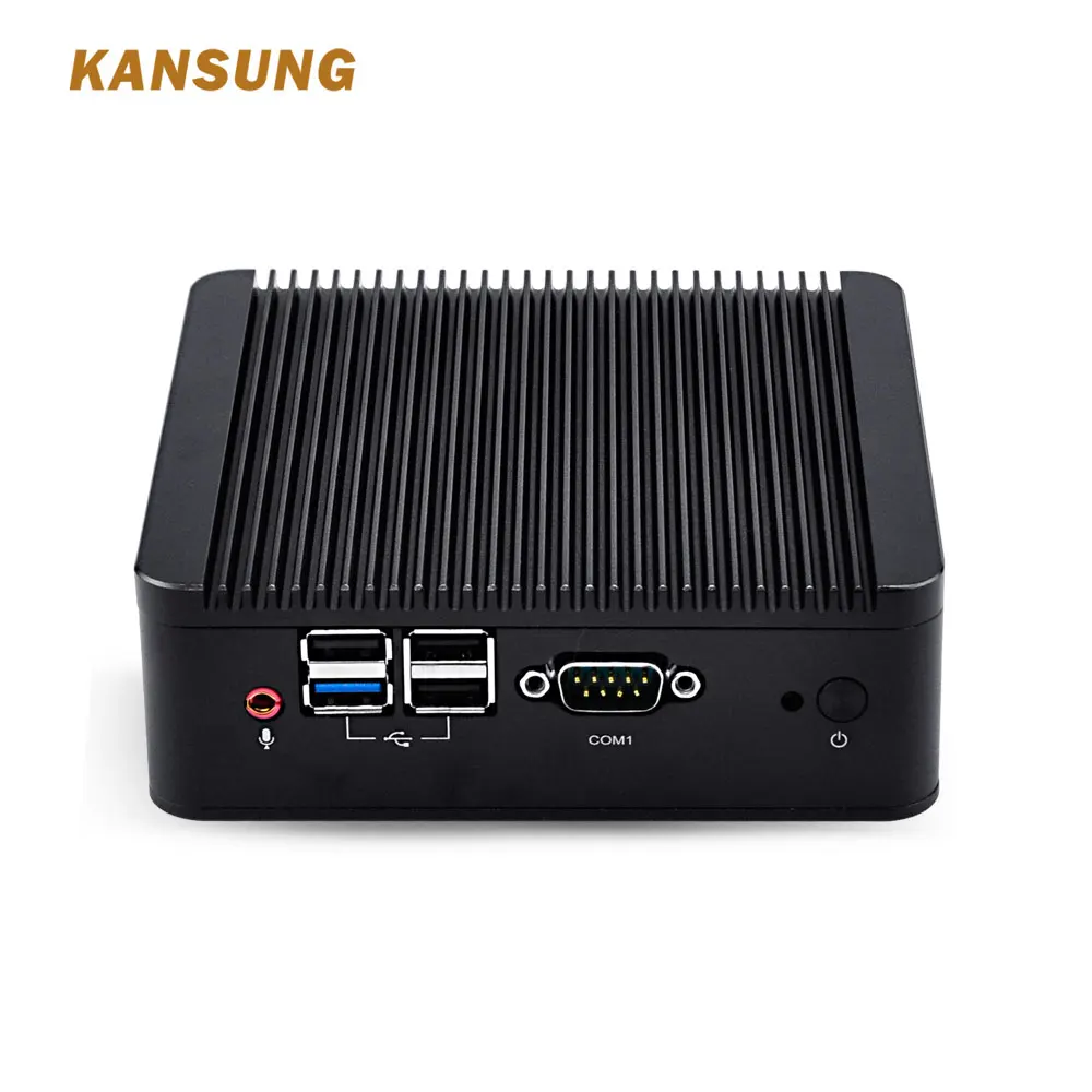 Мини-ПК Kansung Intel Celeron J1900 J1800 Windows 10 Linux HTPC тонкий клиент неттоп Wi-Fi