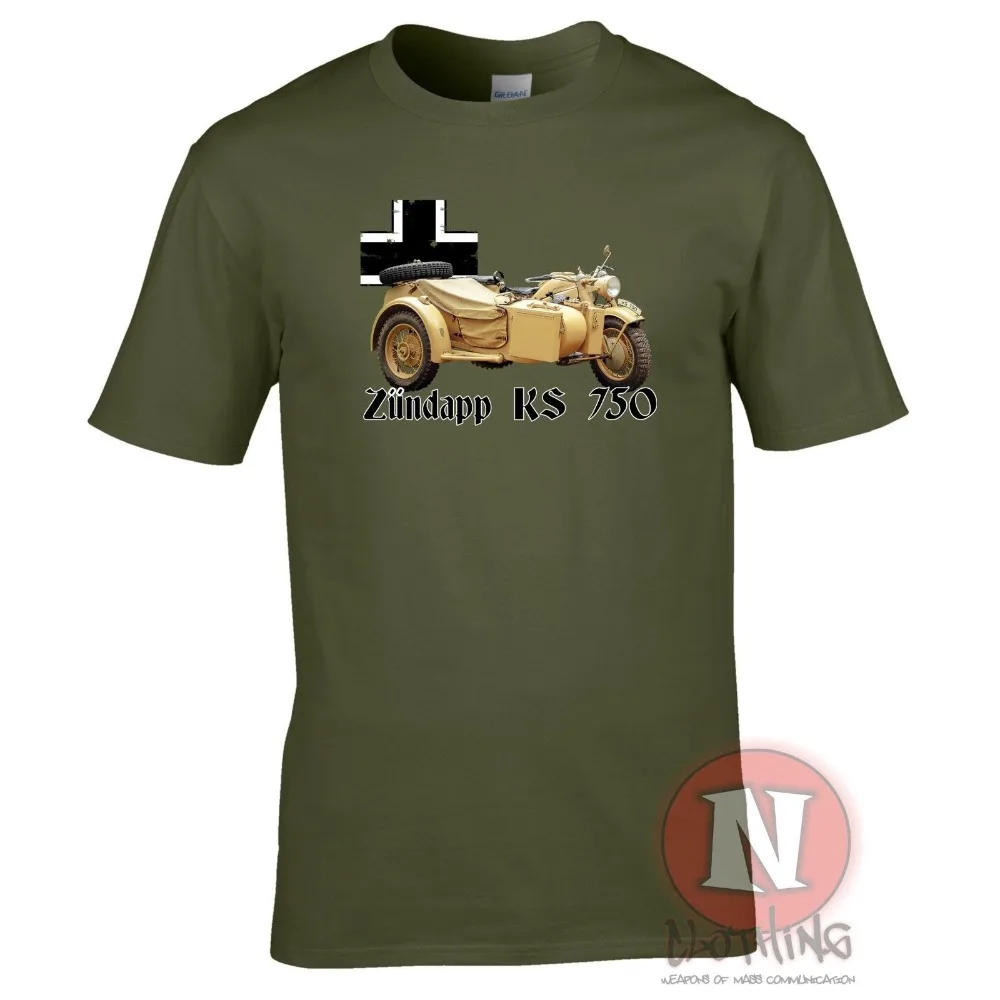 Zundapp K750 Ww2 немецкий военный моторад футболка рант Танк Weltkrieg 2 2019 новейшая