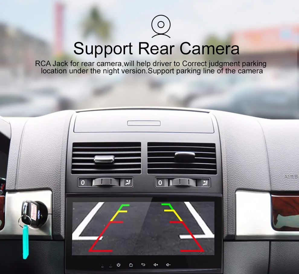 Navivox 8.8 '' 2 din Android 8.1.0 8-ядерный автомобильный GPS-навигатор Стереозвук для Touareg Old Ram2G Автомобильный радиоприемник GPS-навигатор