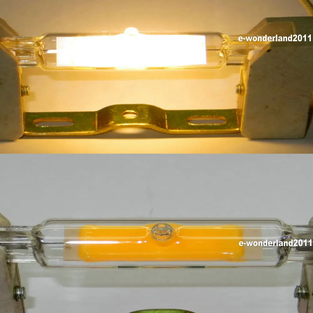 8 Вт J118 R7s 118 мм Стеклянная трубка COB светодиодный ные лампы сменная галогеновой |