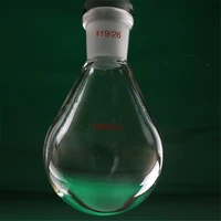 100ml 1926 high quality flask eggplant shape lab evaporating distillation glass high borosilicate laboratory supplies