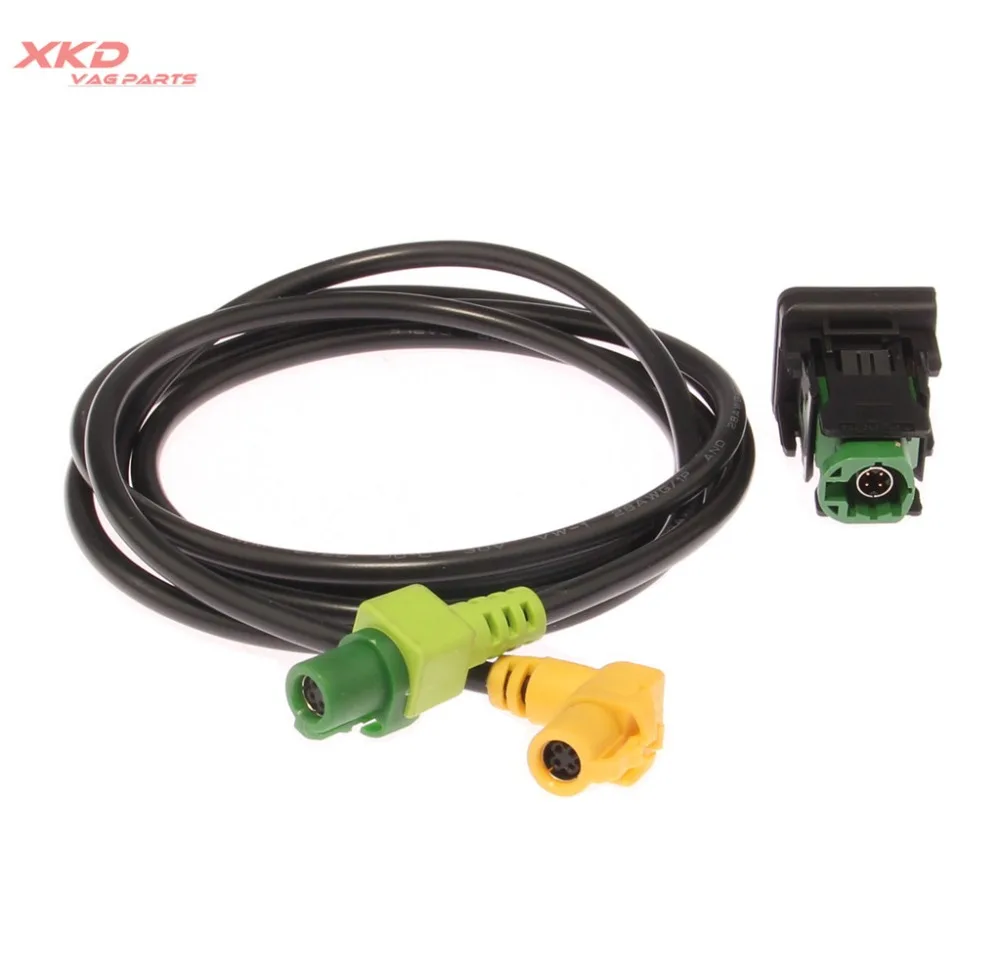 USB разъем и кабель для V W SCIROCCO Jet ta Rabbit Golf G TI MK5 MK6 RCD510|Переключатели рычаги авто| |