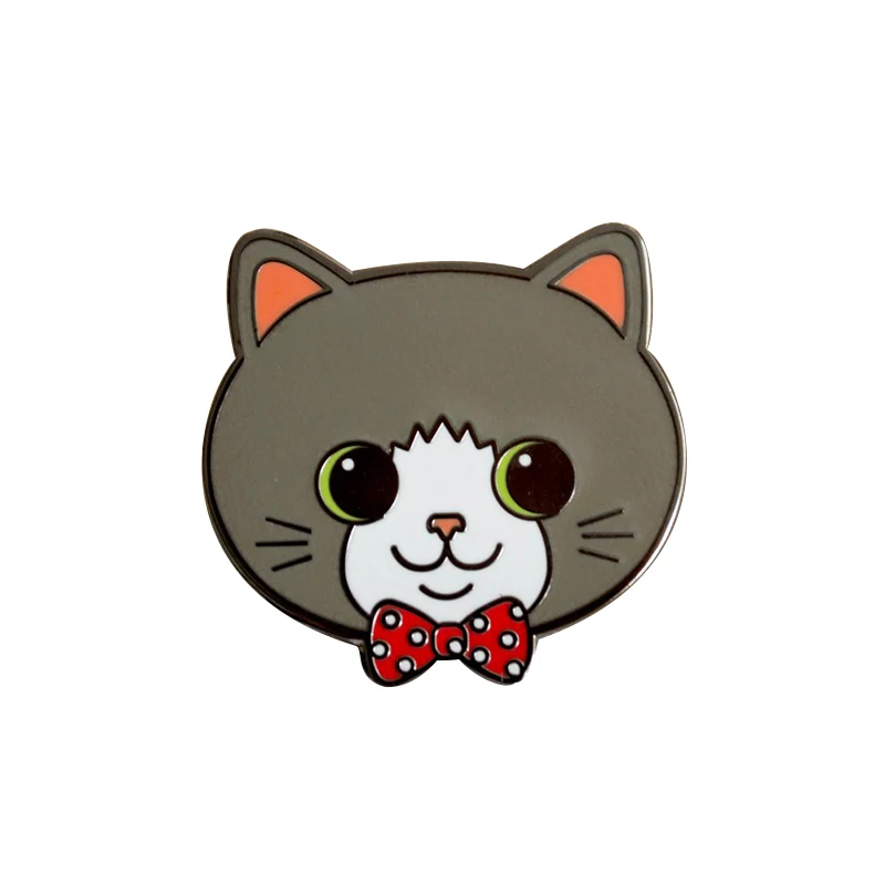 

Bowtie Kitty enamel pin badge