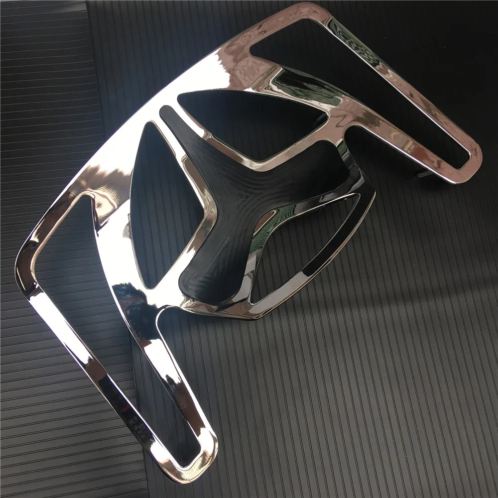 Aftermarket мотоцикл Заготовка алюминиевый задний багажник Lunggage стойка для Honda 2001-2013 Goldwing GL1800 хром