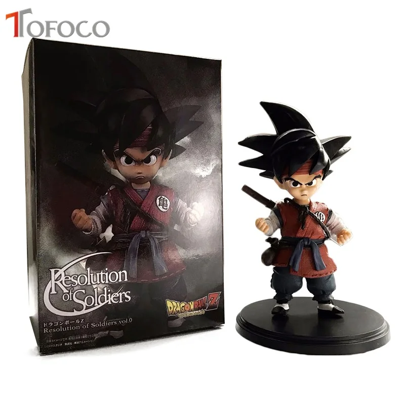 TOFOCO Новый 16 см оригинальный Goku детский черный Banpresto фигурка Dragon Ball модель