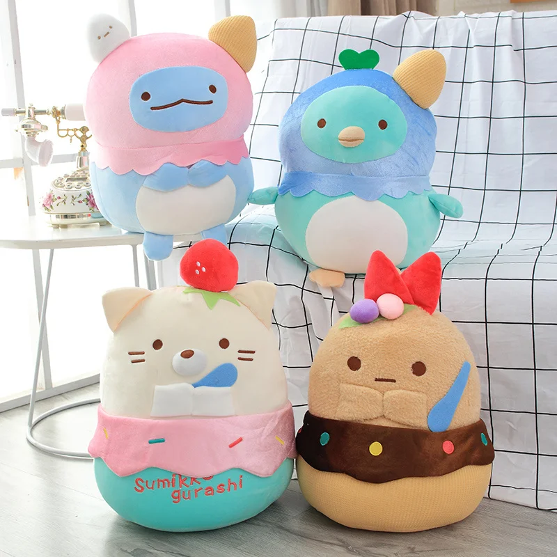 Японская плюшевая угловая био подушка Sumikko Gurashi с мягким фланелевым одеялом