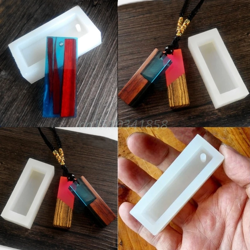 DIY силиконовая форма в виде кабошона, изготовление ювелирных изделий, подвеска из смолы, литьевая форма, отверстие, ремесло