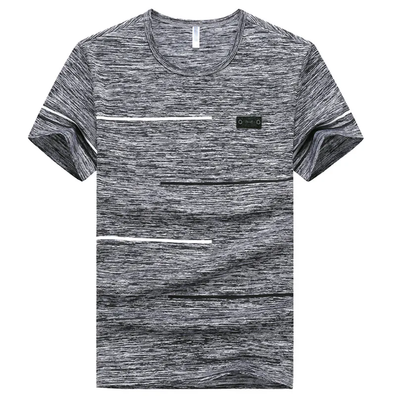 Летние брендовые Топы И Футболки размера плюс M~ 7XL 8XL 9XL, быстросохнущая облегающая футболка, мужская спортивная одежда, футболка с коротким рукавом