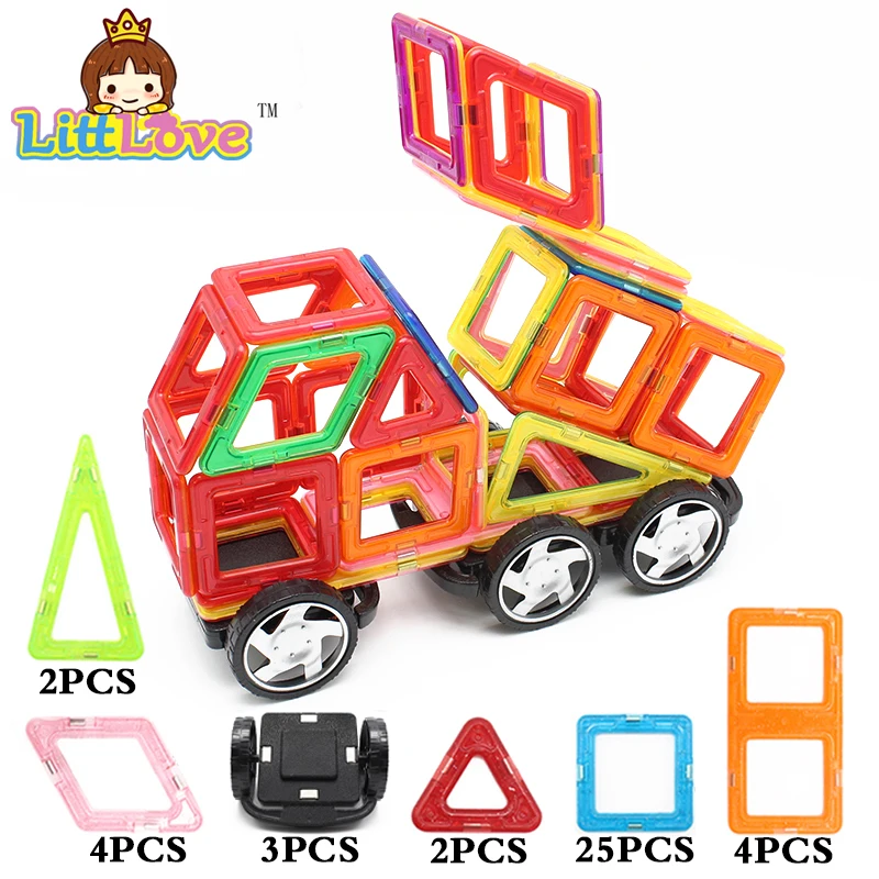 40 шт. Детский развивающий Магнитный конструктор LittLove|toy designer|toys fortoys for children |