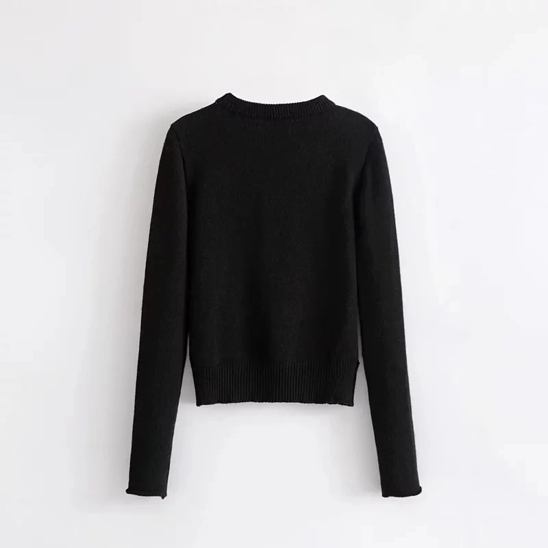 Для женщин S Свитеры для Пуловеры с длинным рукавом 2108 Демисезонный трикотажный