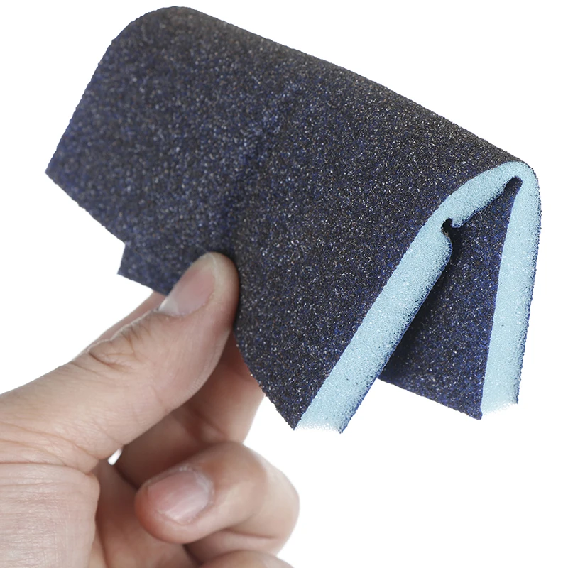 2 шт. 120 1000grit полировка шлифовальная губка блок Pad наждачная бумага Ассорти