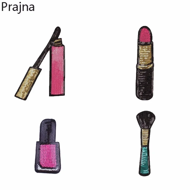 Prajna/модные нашивки с блестками для девочек вышитые героями мультфильмов