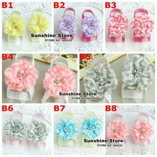 2015 Girls lace flowers baby shoes Rhinestone/pearl calcados infantis infant cute Boutique Barefoot Shoes #2X0209 10 pair/lot |