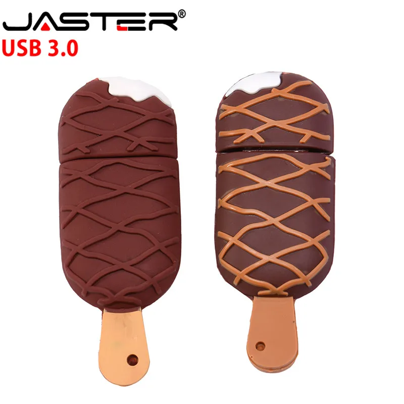 JASTER USB 3 0 usb флеш накопитель с мультяшным мороженым диск памяти Милый силикон 4 ГБ 8