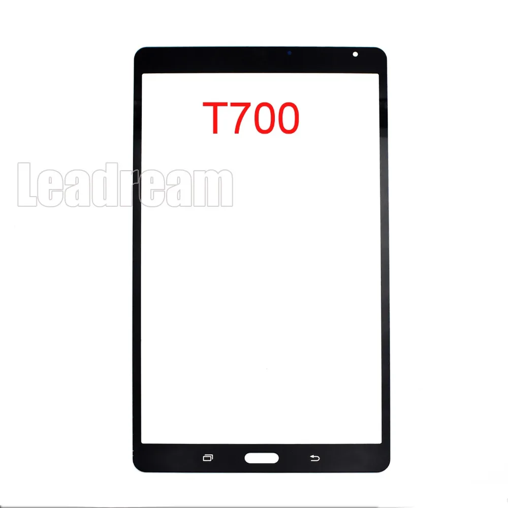 30 шт./лот DHL для Samsung Galaxy Tab S 8. 0 T700 T705 Переднее стекло внешняя панель экрана Замена