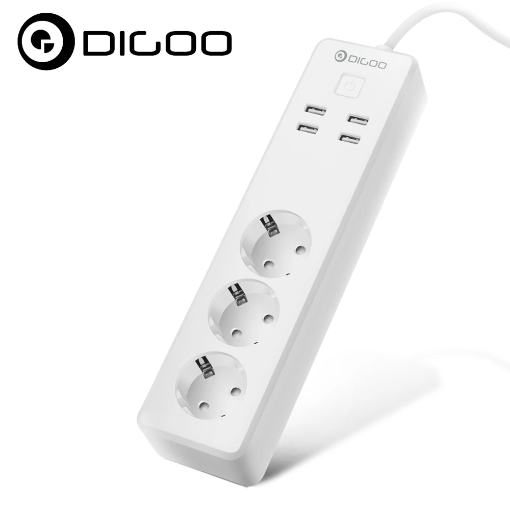 DIGOO DG-PS01 Smart Мощность полосы ЕС умный дом USB Порты и разъёмы удаленного отдельные