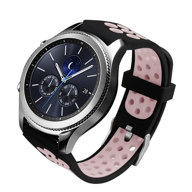 Защитная пленка 46 мм + спортивный силиконовый ремешок для samsung gear s3 Frontier Classic