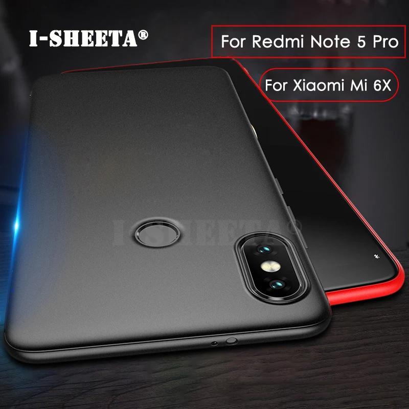 I sheeta для Xiaomi Mi 6X чехол Жесткий ПК 6x M6X Redmi Note 5 Pro Note5 телефона Funda Capa|xiaomi case|note 5case cover |