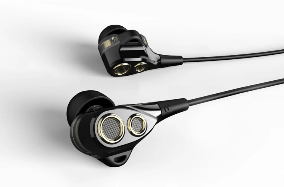 Uiisii ba-t8s 2dd+ 1BA 6 unidades tecnologa hbrida auriculares HiFi ruido estreo con micrfono Monitores auricular origina