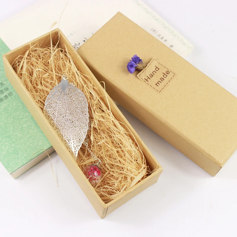 

The Metal Retro Chinese Style Leaves Veins Bookmarks Little Antique Present Items Eco Friendly Package Fine Paper Book Marks