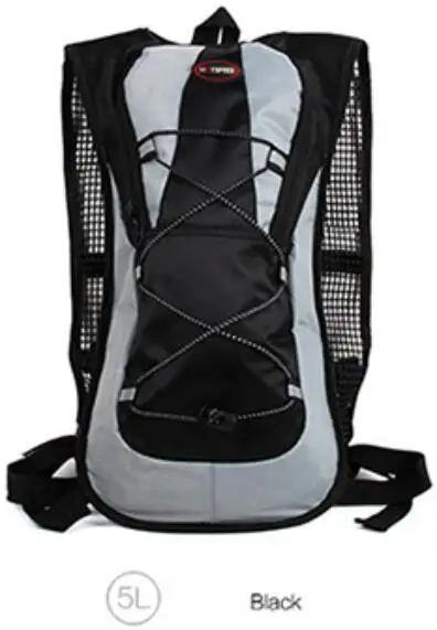 Black Bag Походная модная сумка для воды, гидратационный рюкзак для пеших прогулок, скалолазания, бега, спортивная сумка для воды, мягкая фляга - Цвет: Black Bag