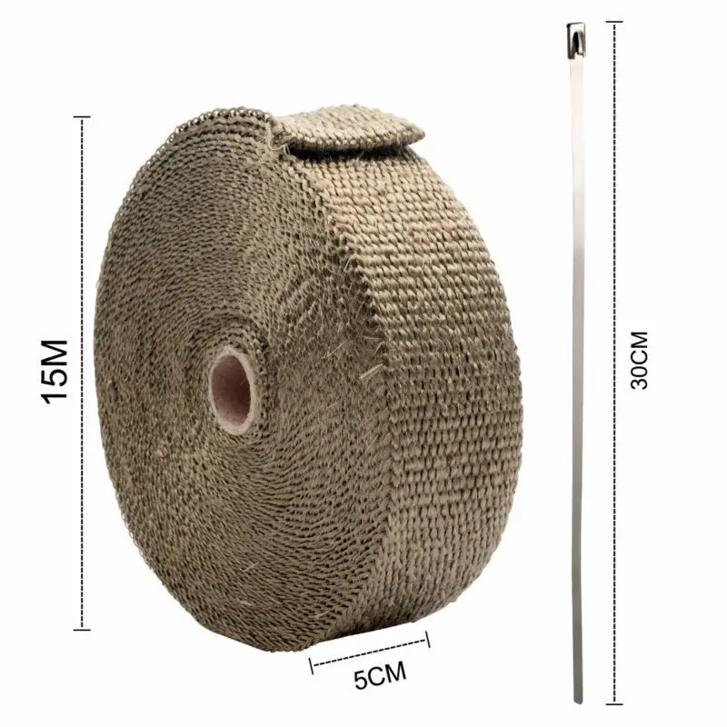 Титановая выхлопная труба для труб тепловая обмотка кабельные стяжки лента