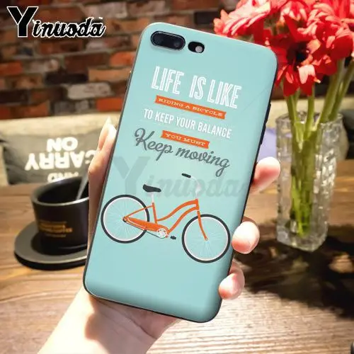 Чехол Yinuoda life like a bike уникальный дизайн высококачественный чехол для телефона iPhone