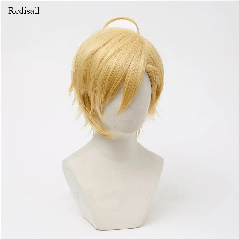 IDOLiSH7 Nagi Rokuya короткие золотые волосы косплей синтетические волосы ролевые игры Хэллоуин парик для взрослых
