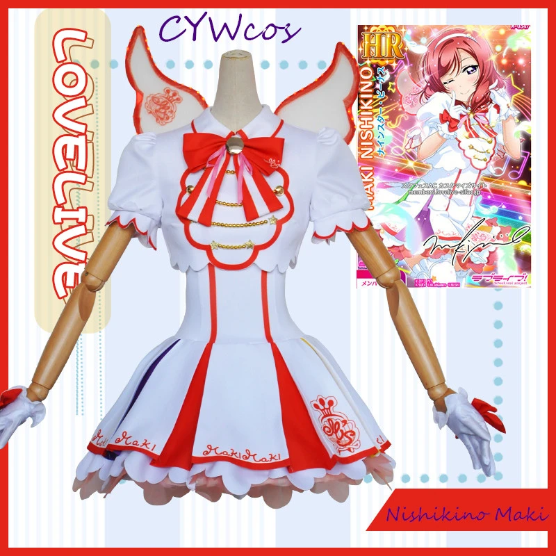 Женский костюм для косплея Nishikino Maki аркадная игра 4 го поколения|Костюмы аниме| |