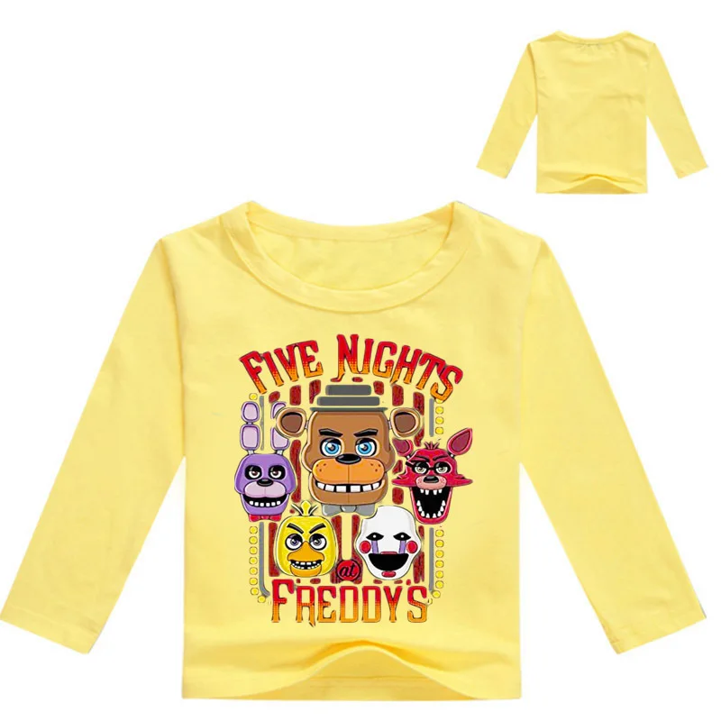 Новая стильная детская футболка «пять ночей с Фредди» fnaf/Одежда для мальчиков одежда для малышей с короткими рукавами футболка для мальчиков детские футболки - Цвет: style 10