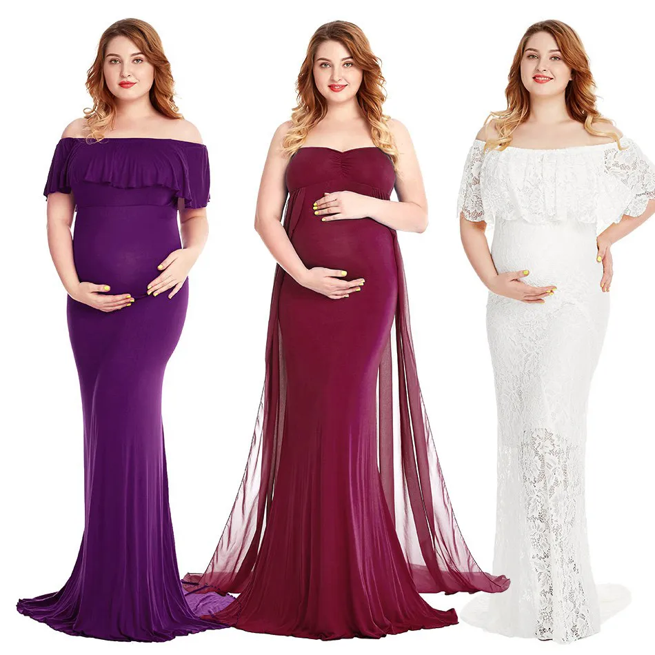 7 стилей модель для беременных Вечерние ное Вечернее Платье макси с открытыми