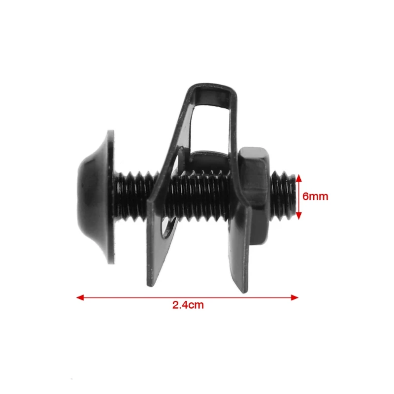 10x6 мм мотоцикл обтекатель болт гайка шпиль скорость крепеж зажим винт для