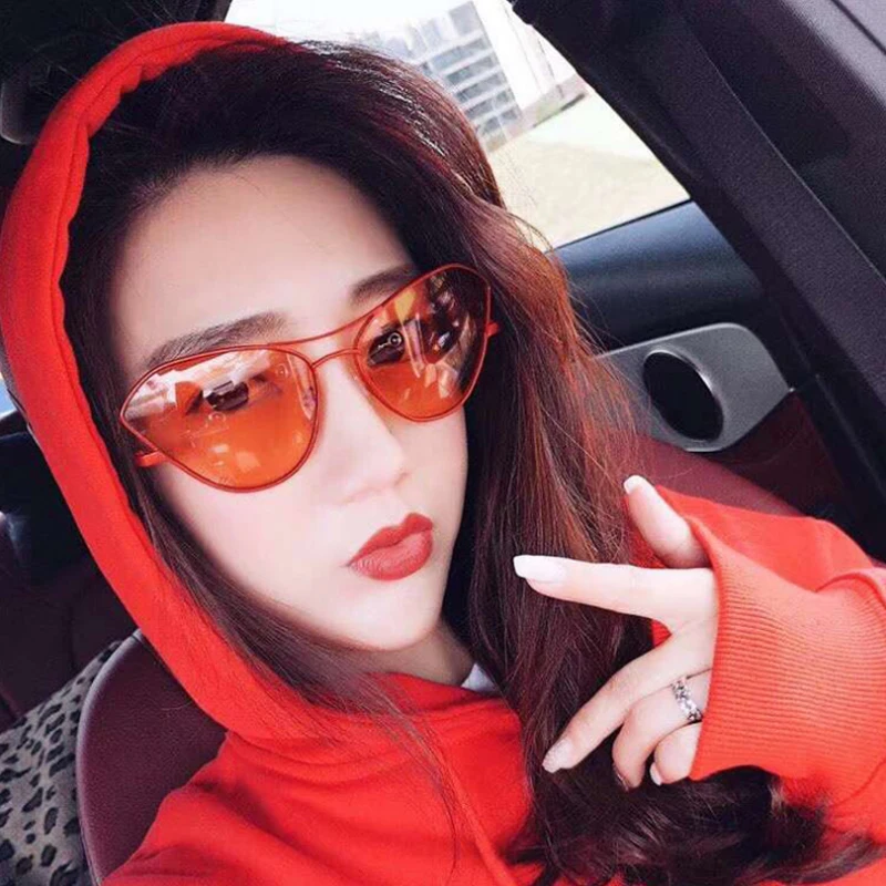 

2021 New Women Cat Eye Sunglasses Brand Luxury Designer UV400 Sun Glasses for Women Sunglass Eyewear Oculos De Sol Dropshipping
