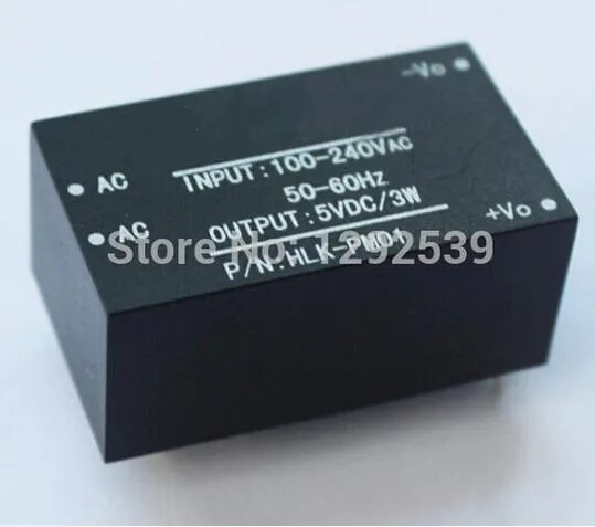 10 шт./лот AC-DC изолированные модули питания 220 В 5 импульсный понижающий модуль HLK-PM01