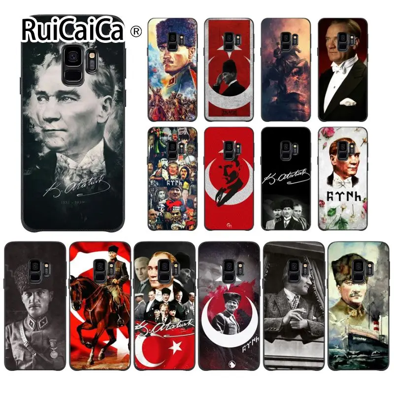 Ruicaica Турция Mustafa kemale Ataturk Топ детальный популярный чехол для сотового телефона