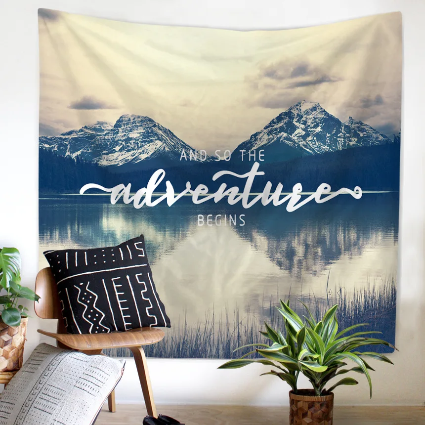 

Wall Hanging Scenery Tapestry 150*130cm and 200*150cm Cover Beach Towel Throw Blanket Picnic Yoga Mat Home Decoration Textiles