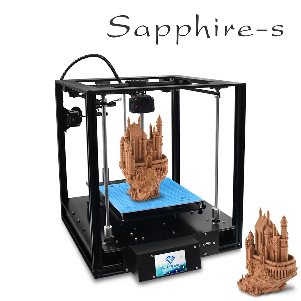 Two Tress Sapphire S Autoleveling Desktop 3d Printer CoreXY Structure High Speed Stampante Linear Guide Rail Shell | Компьютеры и офис
