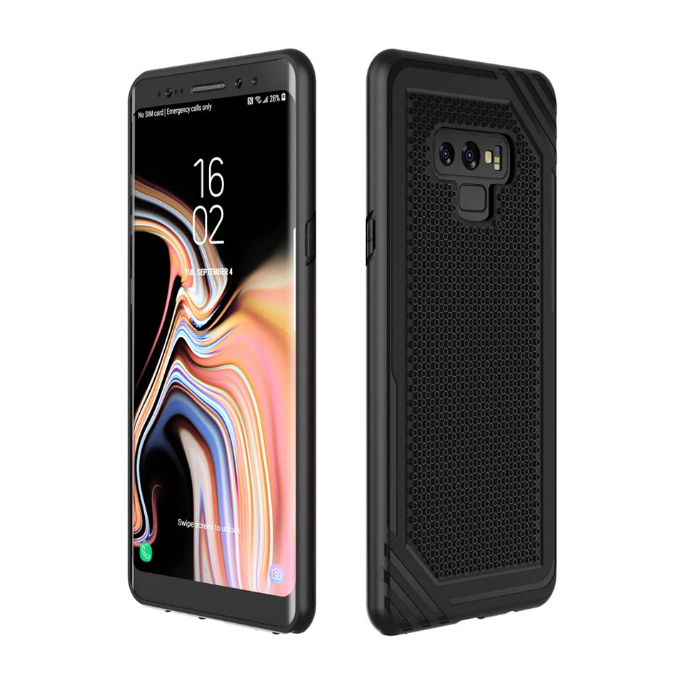 CHOETECH чехол для телефона Galaxy Note 9 всего тела Премиум ТПУ тонкая рукоятка Дизайн