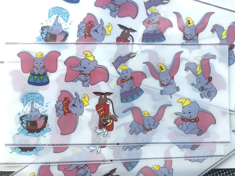 50 листов/партия милые Мультяшные аниме Dumbo elephant pegatinas наклейки Стикеры