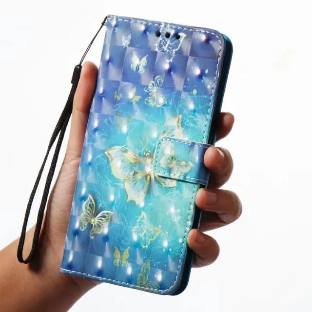 Color D Чехол для телефона для Xiaomi Redmi Note 8 T, кожаный чехол для Redmi Nte 8 T, чехол, роскошный флип-кошелек, чехол, Note8t Coque - Цвет: Color D
