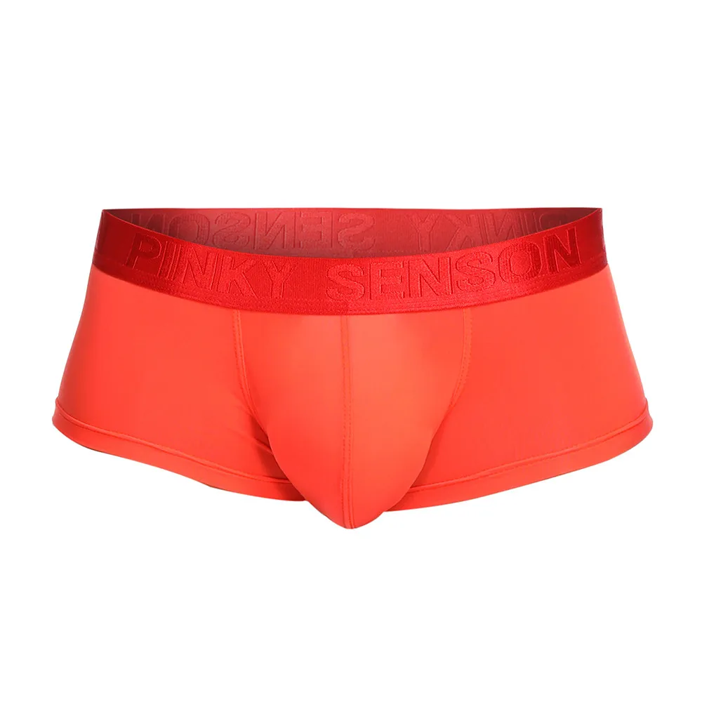 FeiTong, боксеры, мужские, Cueca, одноцветные, боксеры, шорты, с мешочком, ультратонкие трусы, одежда для геев, мужское нижнее белье, боксеры, бренд