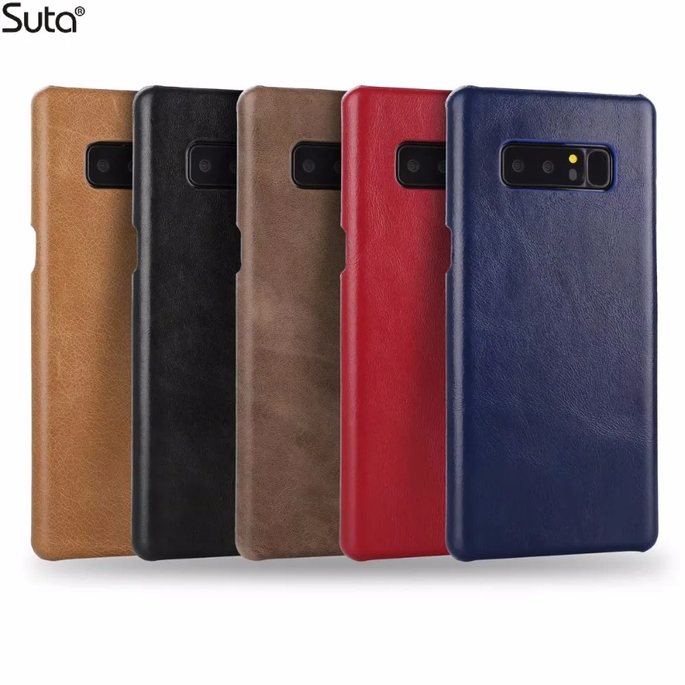 Роскошный Матовый чехол в стиле ретро для Note8 чехлы телефонов из натуральной