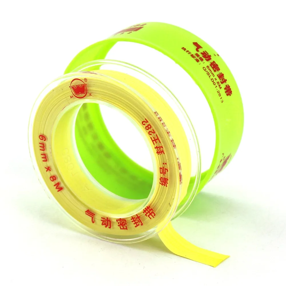 PCP Пейнтбол прочная воздушная тефлоновая уплотнительная лента желтая высокой