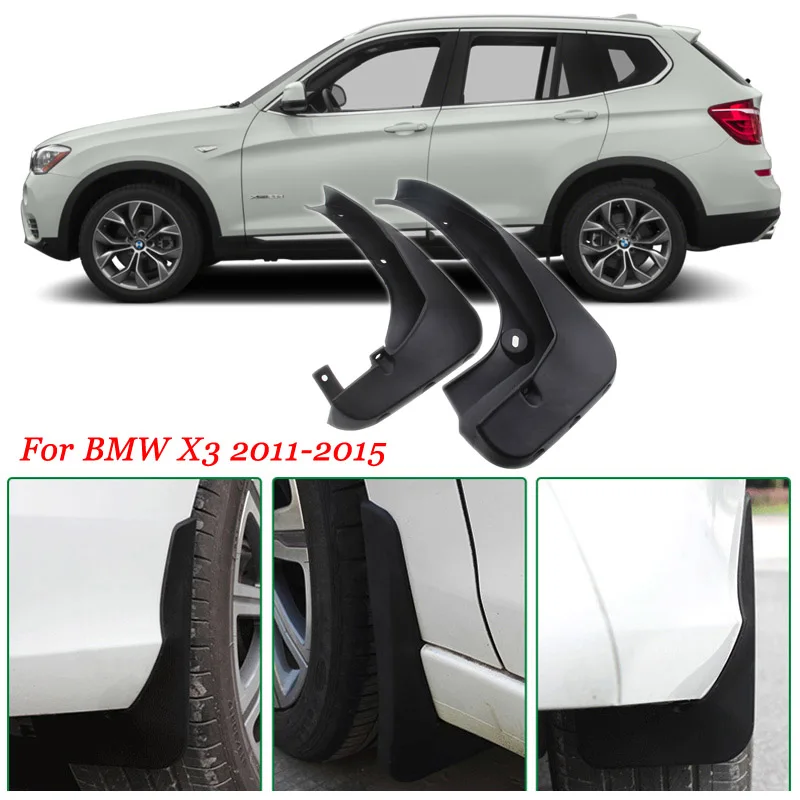 

Брызговики литые премиум-класса для BMW X3 2011-2015, 4 шт.