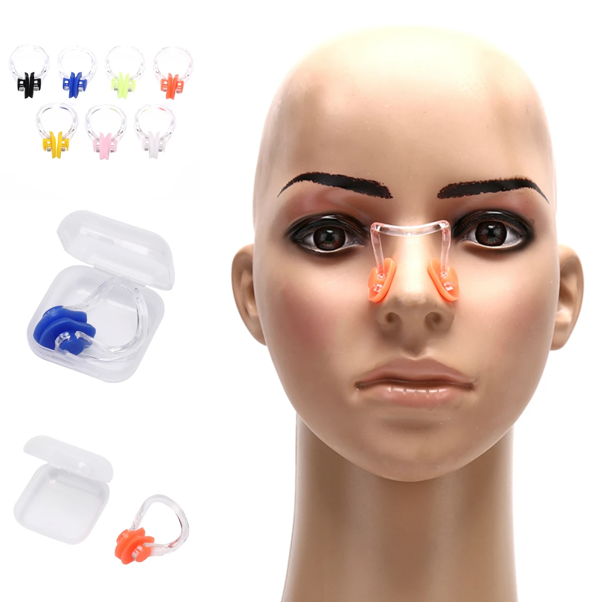 Силиконовый зажим для одного носа в штучной упаковке мягкие и удобные