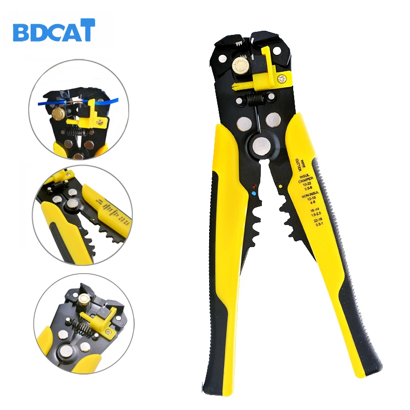

Multifuction Professional Automatic Wire Stripper Cutter Stripper Crimper Pliers Terminal Hand Tool Cutting and Stripping Wire